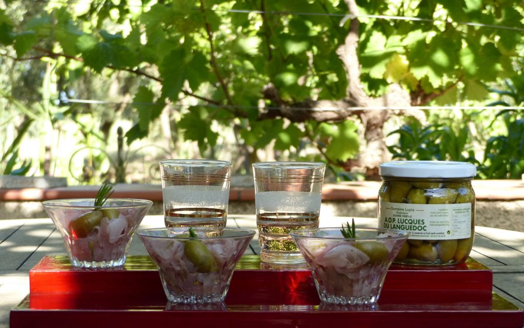 Confit d'oignons rouges aux olives vertes AOP Lucques du Languedoc